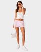 EDIKTED Gingham Boxer Shorts image number 5