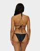 PQ SWIM Midnight Lace Tri Bikini Top image number 2