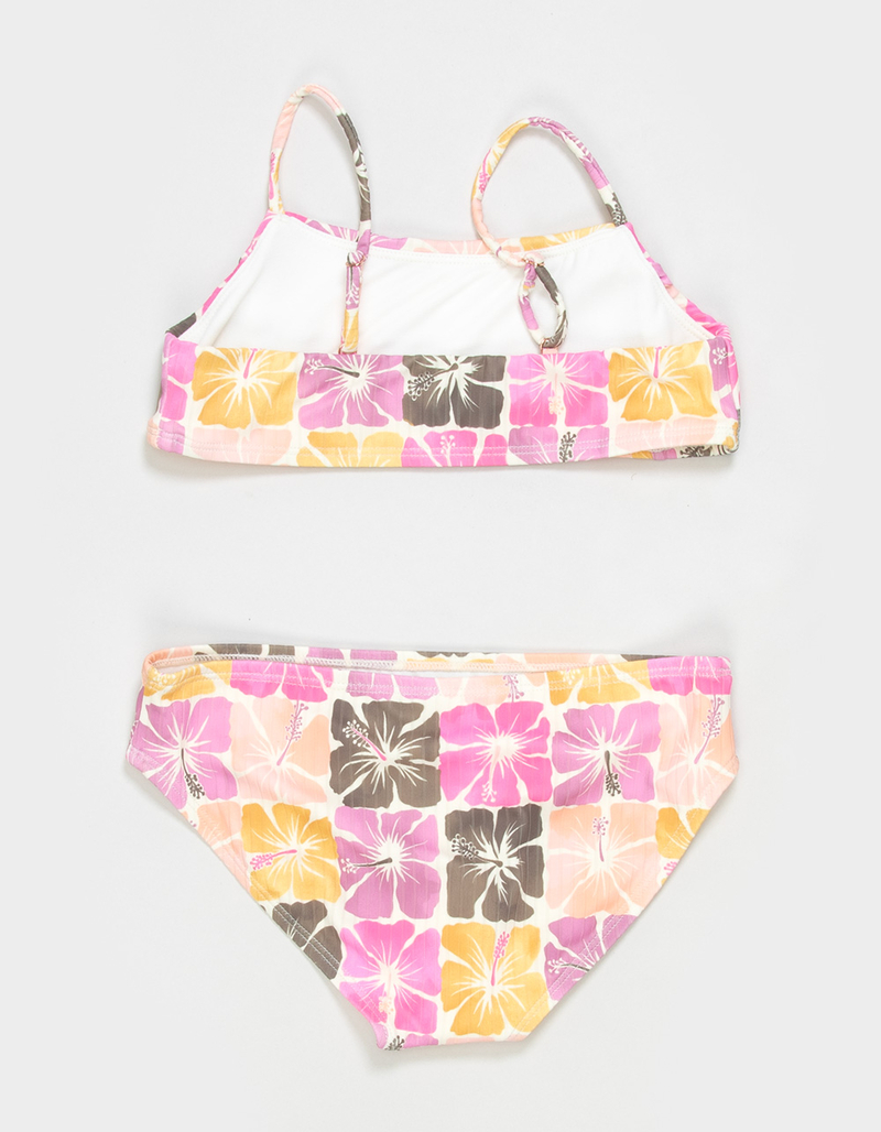 RAISINS Moonblossom Girls Texture Bralette Bikini Set image number 1