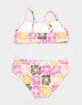RAISINS Moonblossom Girls Texture Bralette Bikini Set image number 2