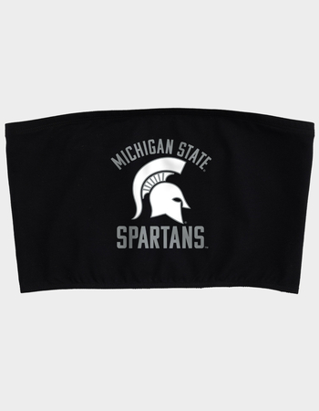 MICHIGAN STATE UNIVERSITY Arched Text Logo Womens Tube Top Alternative Image