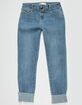 RSQ Mid Rise Cuff Girls Jeans image number 5