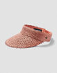HEMLOCK HAT CO. Capri Straw Visor image number 3
