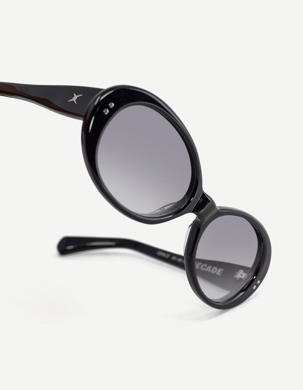 DECADE Grace 60s Sunglasses - BLACK - ONE SIZE | Tillys