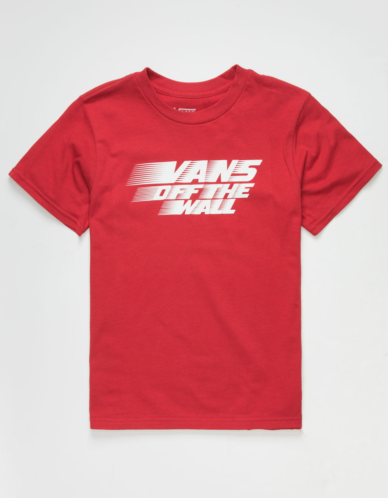 VANS Racers Edge Little Boys Red T-Shirt (4-7) image number 0