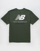 NEW BALANCE Athletics Logo Mens Tee image number 1