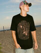 LA FAMILIA Mother Mary Rhinestone Mens Heavyweight Boxy Tee image number 1
