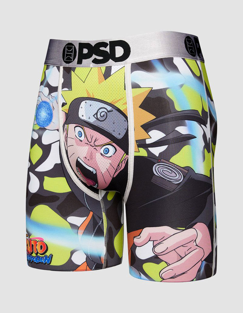 PSD Naruto Camo Mens Boxer Briefs image number 1
