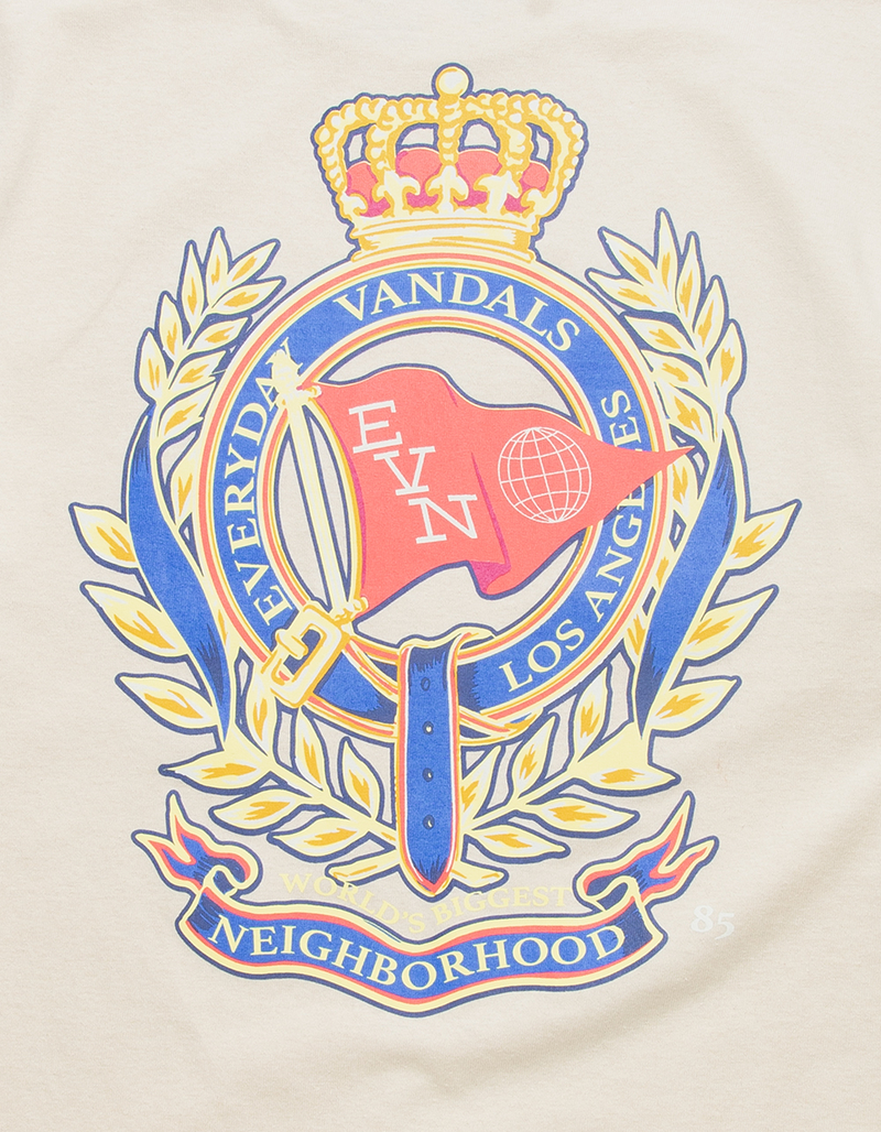 EVERYDAY VANDALS Crest Mens Tee image number 3