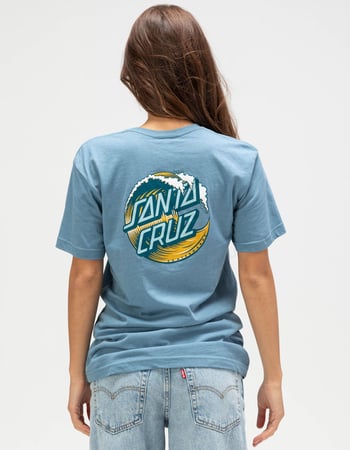 SANTA CRUZ Wave Dot Womens Boyfriend Tee Primary Image