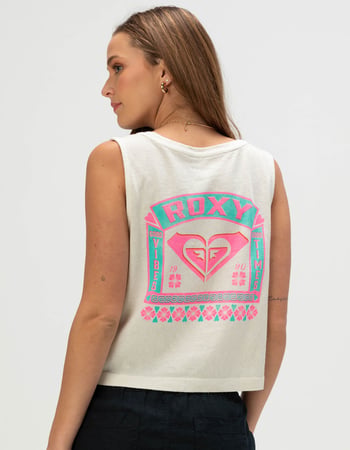 ROXY Wildflower Womens Boxy Muscle Tee Primary Image