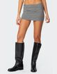 EDIKTED Leana Striped Mini Skirt image number 1