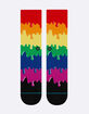 STANCE Drip Rainbow Mens Crew Socks image number 2