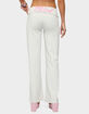 EDIKTED Wknd Sequin Foldover Pants image number 3