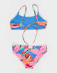 O'NEILL Cabana Floral Girls Reversible Bralette Bikini Set image number 3