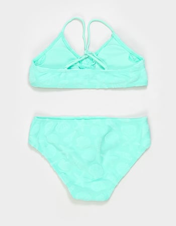 FULL TILT Girls Textured Bralette Bikini Set Alternative Image