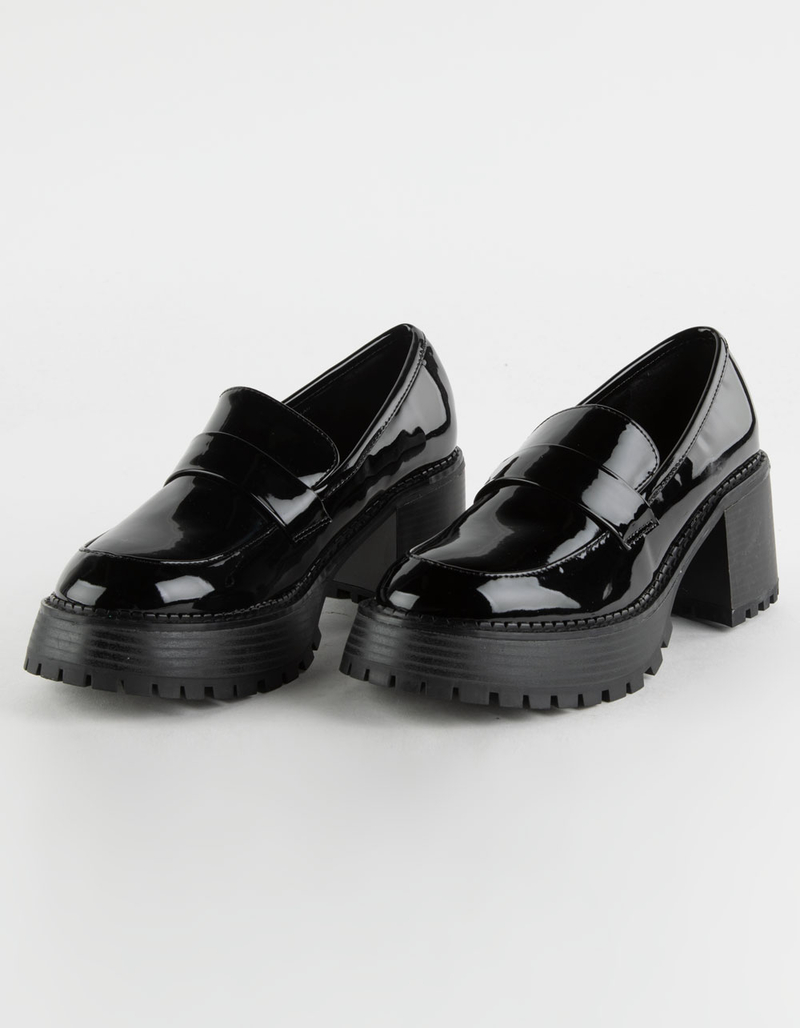 MIA Dalilah Womens Patent Loafer Shoes image number 0