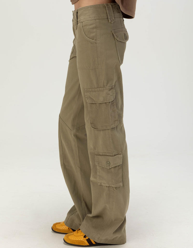 RSQ Womens Low Rise Baggy Bootcut Cargo Pants image number 2