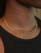 GLD 6mm Figaro Necklace image number 2