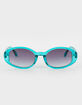 RSQ Grain Ground Oval Sunglasses image number 2