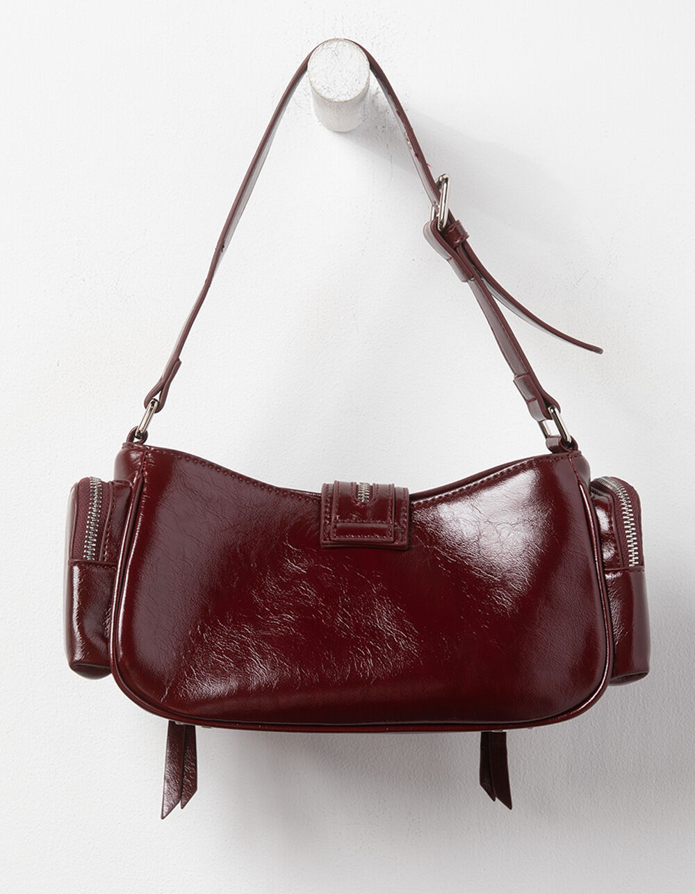 Vero Multi Pocket Shoulder Bag - BURGUNDY - ONE SIZE | Tillys