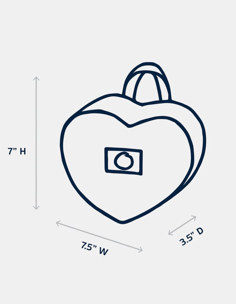 PARKLAND Sweet Sixteen Forget Me Not Mini Backpack image number 3