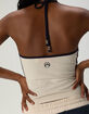RUSTY Maneater Womens Fitted Halter Top image number 5