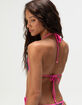 ED HARDY Camo Triangle Bikini Top image number 3