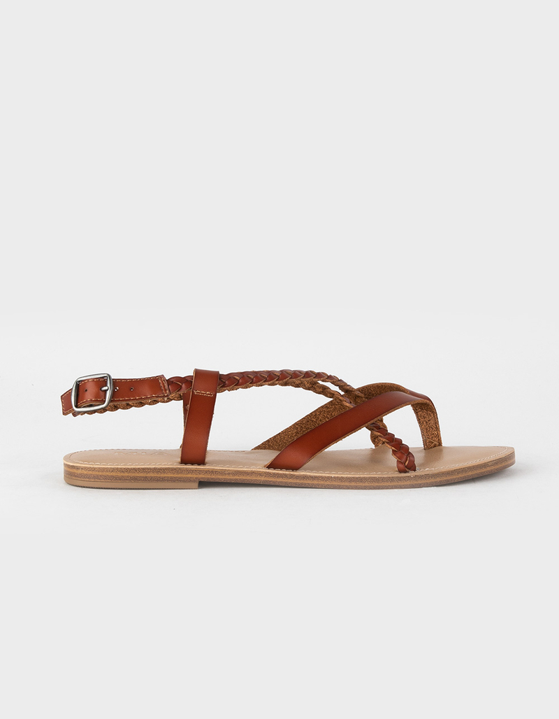 MIA Vaeda Womens Strappy Thong Sandals image number 2