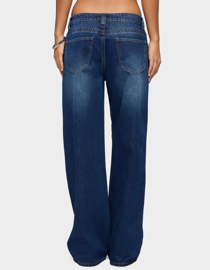 EDIKTED Rivka Low Rise Baggy Jeans image number 2