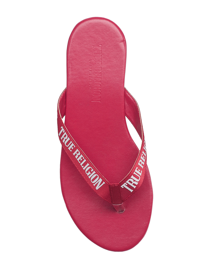 TRUE RELIGION Doja Logo Thong Womens Flip Flops image number 4