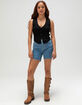 RSQ Womens Button Sweater Vest image number 2