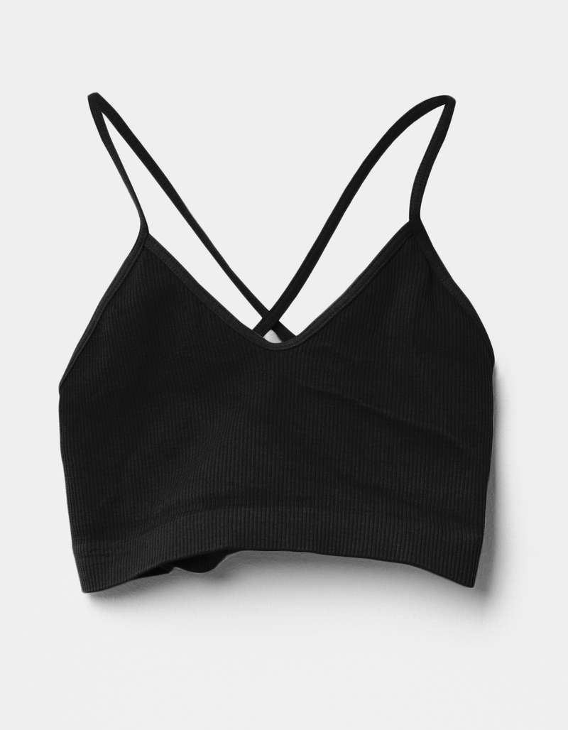 WHITE FAWN Girls Scoop X-Back Bralette image number 0