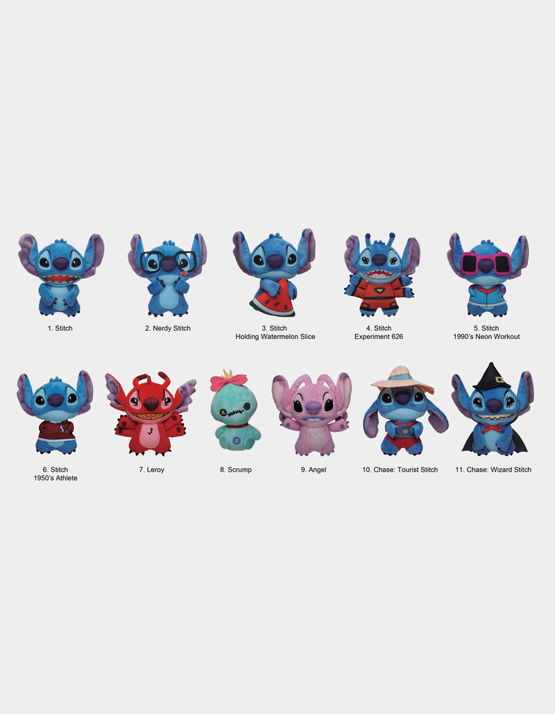 DISNEY Stitch Plush Bag Clip Blind Bag image number 1