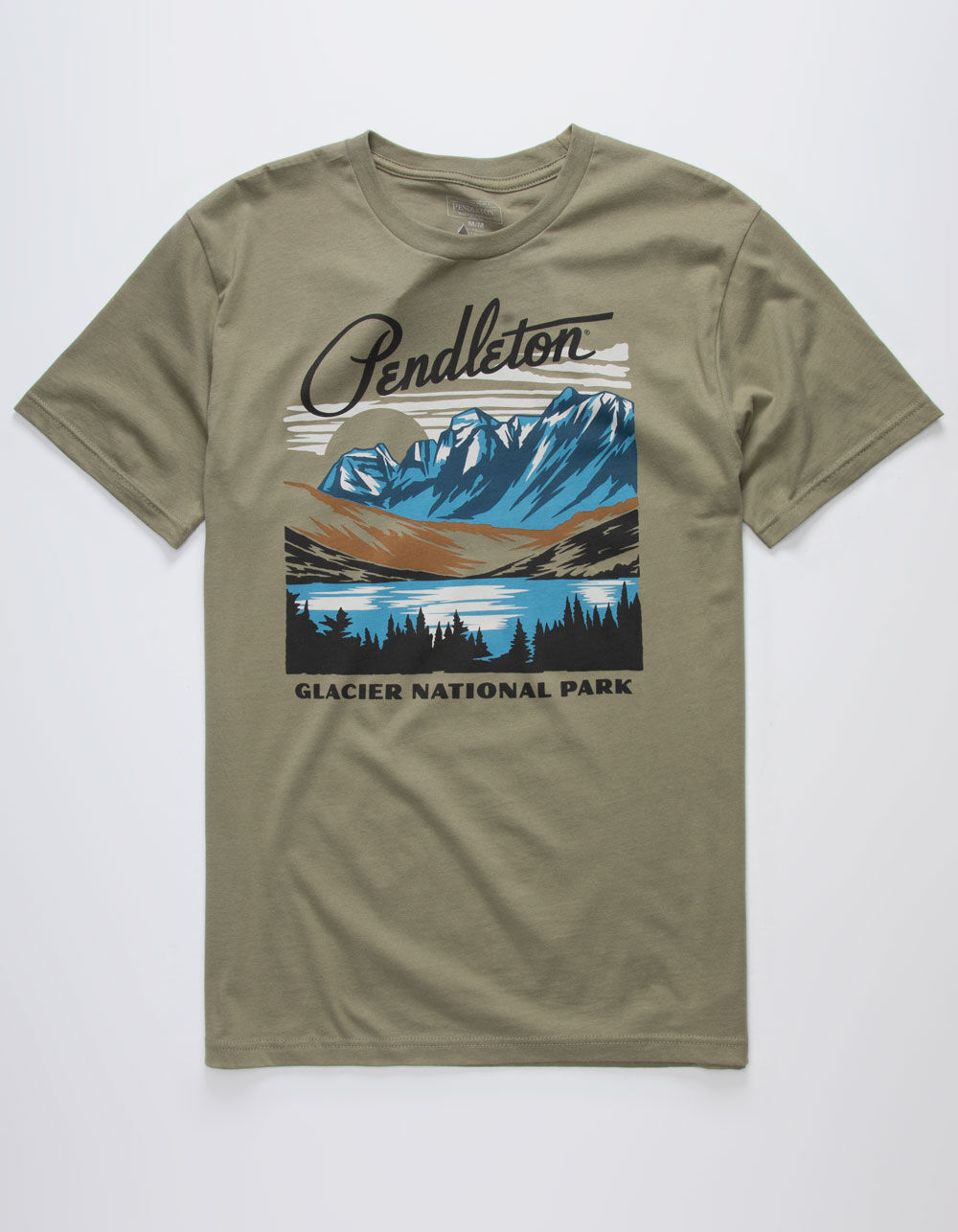 PENDLETON Glacier Mens T-Shirt - OLIVE 