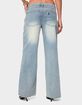EDIKTED Celia Grommet Washed Low Rise Jeans image number 3