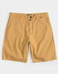HURLEY Dri-Fit Breathe Mens Dark Khaki Walk Shorts image number 1