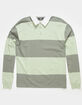 RSQ Mens Striped Rugby Shirt image number 1