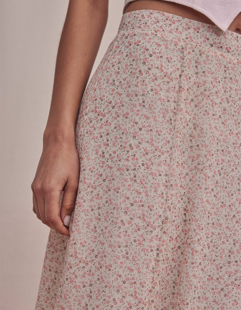 WEST OF MELROSE Ditsy Tiered Womens Maxi Skirt image number 2