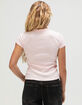 FULL TILT Lily Womens Baby Tee image number 4