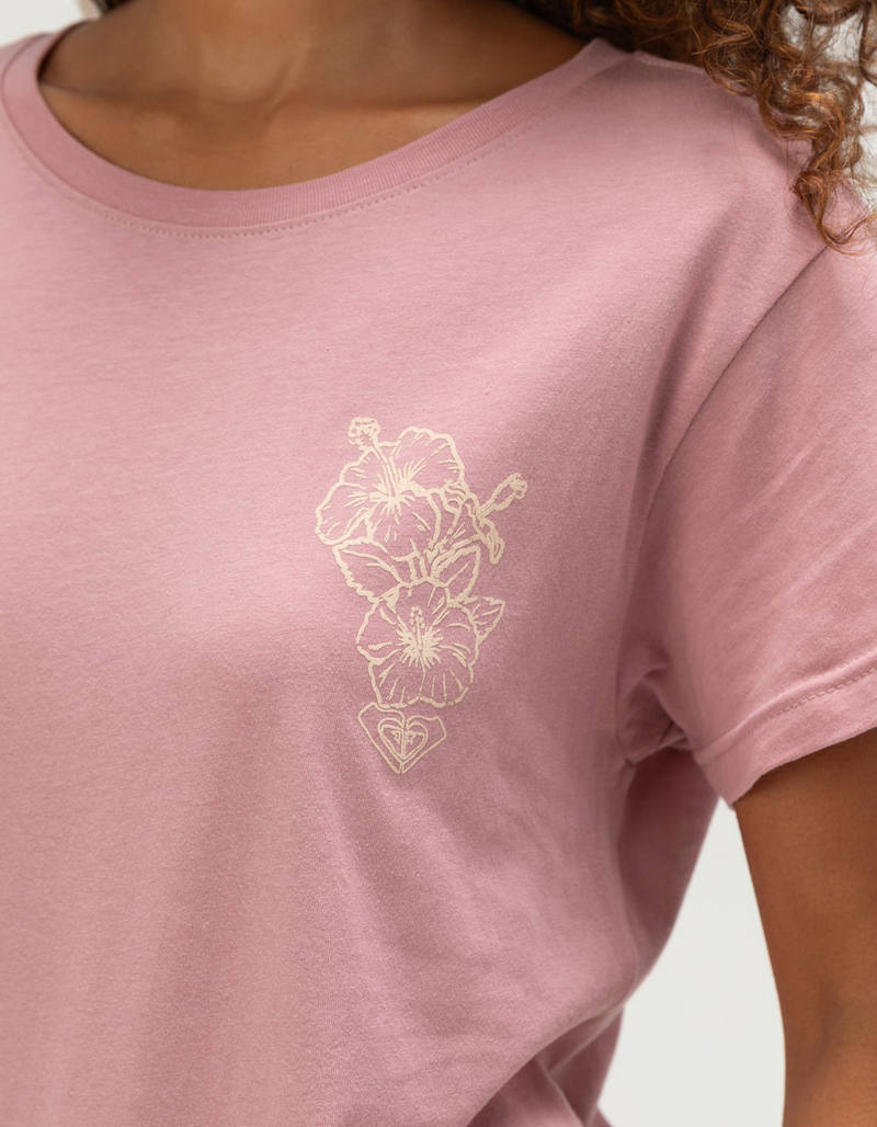 ROXY Beach Collage Womens Relaxed Tee image number 2