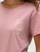 ROXY Beach Collage Womens Relaxed Tee image number 3