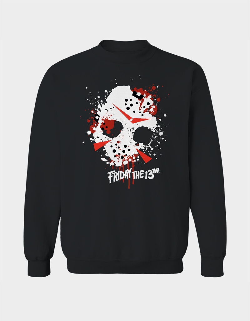 FRIDAY THE 13TH Mask Splatter Unisex Crewneck Sweatshirt image number 0