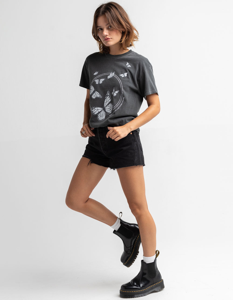 FULL TILT What Goes Around Butterfly Womens Tee image number 4