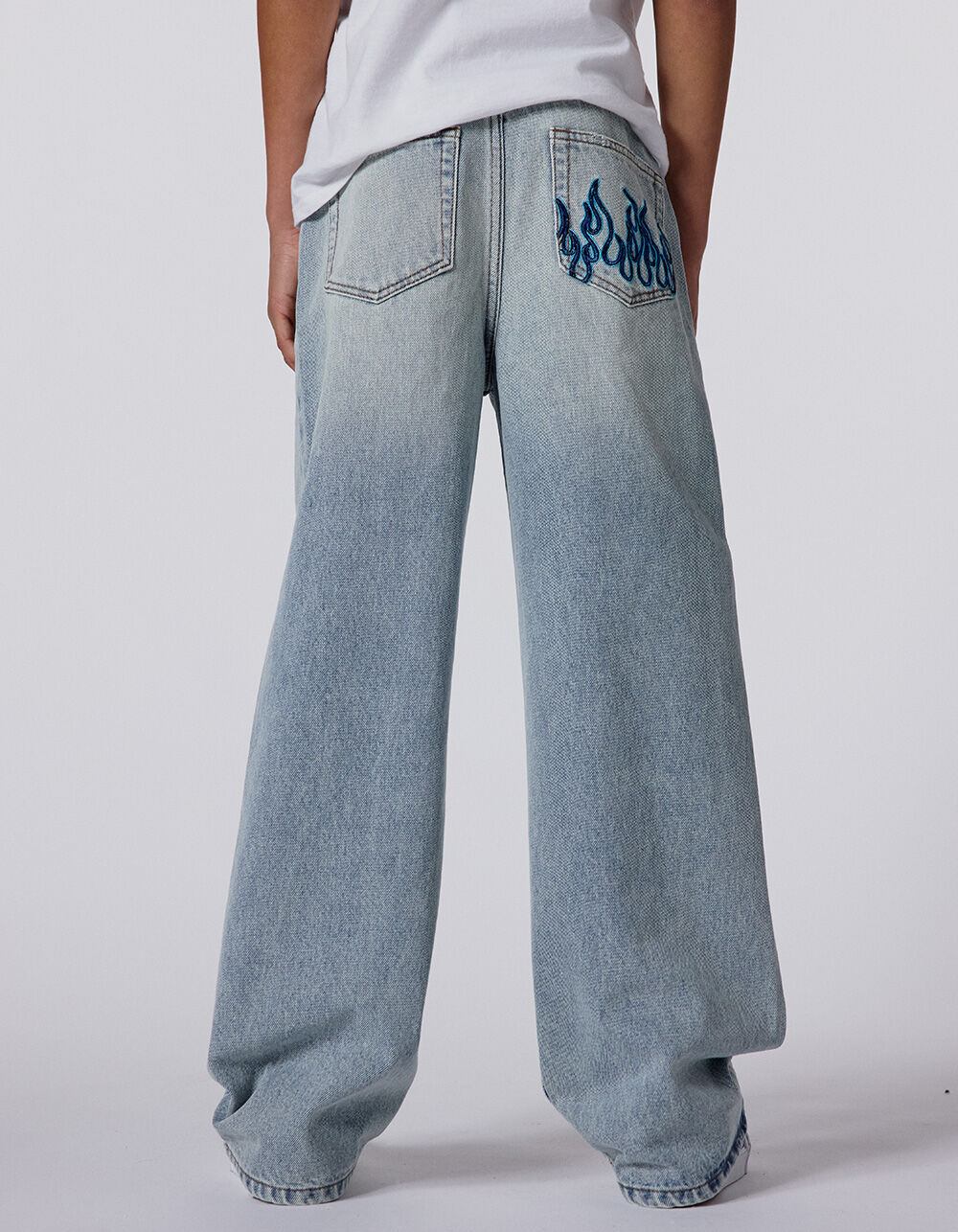 RSQ Boys Extra Baggy Jeans - LIGHT INDIGO - 16 | Tillys