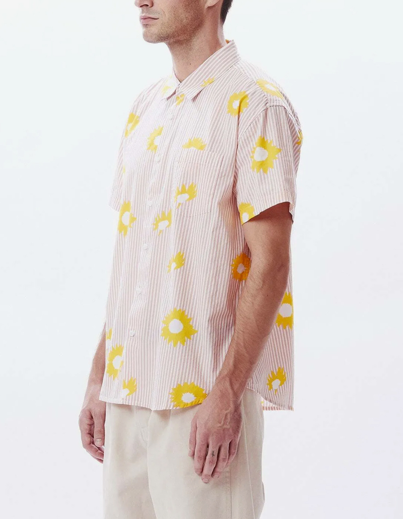 OBEY Void Mens Button Up Shirt image number 3