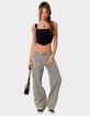 EDIKTED Magda Low Rise Acid Wash Jeans image number 2
