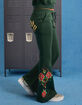 ED HARDY Snake Rose Womens Bootcut Sweatpants image number 7