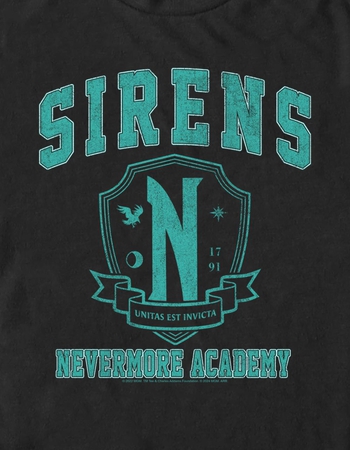 WEDNESDAY Sirens Nevermore Academy Unisex Tee Alternative Image