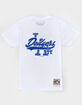 MITCHELL & NESS Los Angeles Dodgers Oversweep Mens Tee image number 1